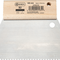 Connex – Hammastettu liimalasta – 180 mm – B2 2,9 × 2,7 mm