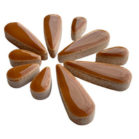 Ceramic Teardrops Brown