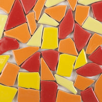 Flip Keramik-Puzzles XL Rotmix