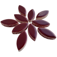 Bloemblaadjes 25mm Merlot