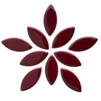 Bloemblaadjes 25mm Merlot