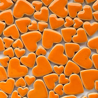 Vedhæng Hjerter Orange