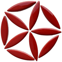 Ceramic Ellipse Red