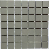 Winckelmans Ardoise – mattapintaiset 20x20 mm mosaiikkilaatat verkkoon kiinnitettyinä