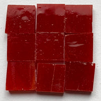 Glasmosaik Tiffany-Glas 10mm Korallenrot