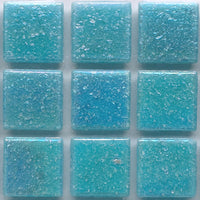 Glasmosaik Irisierend 20mm Küstenblau