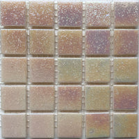 Iridescent Glass Mosaic 20mm Conch