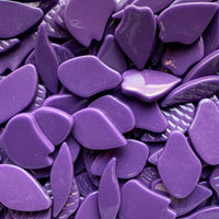 Lasimosaiikki – Lasiterälehdet tummanpurppura - mosaicshop