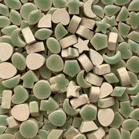 Verre Mosaique - glass mosaic -Glasmosaik-glasmozaïek-Charms Mini Groen - mosaicshop