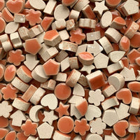 Verre Mosaique - glass mosaic -Glasmosaik-glasmozaïek-Charms Mini Zalm - mosaicshop