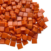 Verre Mosaique - glass mosaic -Glasmosaik-glasmozaïek-Glasmozaiek 10mm Oranje - mosaicshop