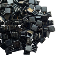 Lasimosaiikki 10mm musta - mosaicshop