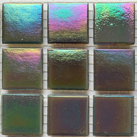 Irisoiva lasimosaiikki 20mm sumukristalli - mosaicshop