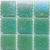Irisoiva lasimosaiikki 20mm turkoosi - mosaicshop