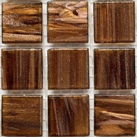 Kultasuoninen lasimosaiikki 20mm tiikerinsilmä - mosaicshop
