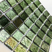 Lasimosaiikki – Peilimosaiikki 20mm smaragdi - mosaicshop