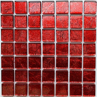 Lasimosaiikki – Peilimosaiikki 20mm vadelma - mosaicshop