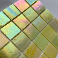 Tiffany Glacier -lasimosaiikki 20mm sitruunaruoho - mosaicshop
