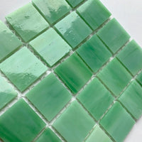 Tiffany Glacier -lasimosaiikki 20mm sammalenvihreä - mosaicshop