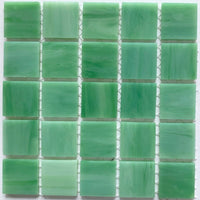 Tiffany Glacier -lasimosaiikki 20mm sammalenvihreä - mosaicshop