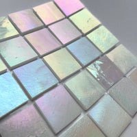 Tiffany Glacier -lasimosaiikki 20mm napavalo - mosaicshop