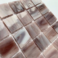 Tiffany Glacier -lasimosaiikki 20mm violetti - mosaicshop