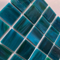 Tiffany Glacier -lasimosaiikki 20mm Waverider - mosaicshop