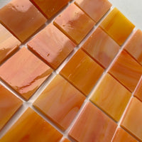 Tiffany Glacier -lasimosaiikki 20mm auringonnousu - mosaicshop