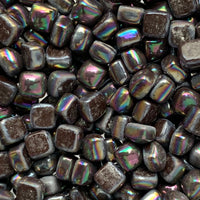 Mikrolasimosaiikki 4,8mm helmiäishohtoinen tumma suklaa - mosaicshop