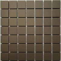 Winckelmans Anthracite – matte mozaïektegels van 20x20 mm op gaas