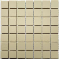 Winckelmans Blanc – matte Mosaikfliesen im Format 20x20 mm auf Netz