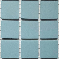 Winckelmans Bleu – matt 20x20 mm mosaic tiles on mesh