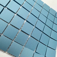 Winckelmans Bleu Foncé – matt 20x20 mm mosaic tiles on mesh
