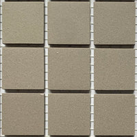 Winckelmans Gris – matte mozaïektegels van 20x20 mm op gaas