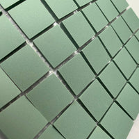 Winckelmans Vert – matte mozaïektegels van 20x20 mm op gaas