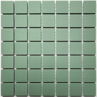 Winckelmans Vert – matte mozaïektegels van 20x20 mm op gaas