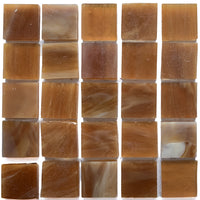 Glacier Tiffany Glass Mosaic 20mm  Butterscotch