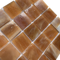 Glacier Tiffany Glass Mosaic 20mm  Butterscotch