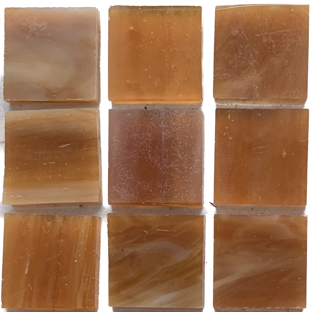 Glacier Tiffany Glass Mosaic 20mm  Butterscotch