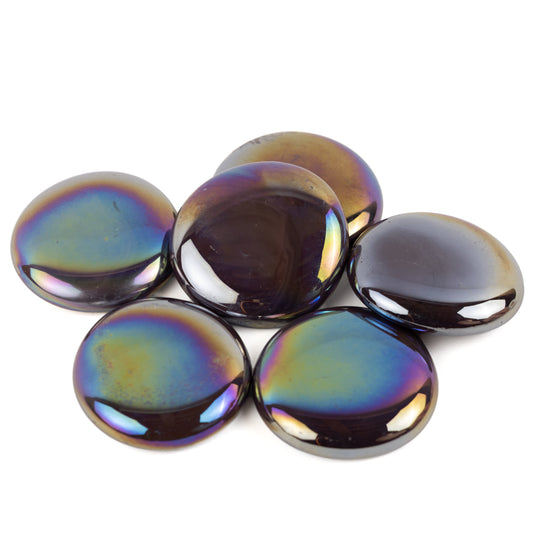 Glasdråber XL 30-36mm Opalviolet