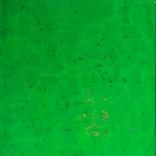 Glass Plate Leaf Green