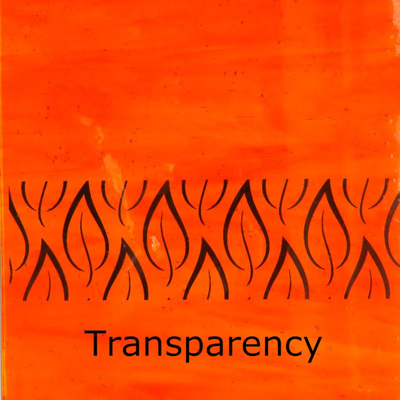 Glasplaat  Neon Oranje