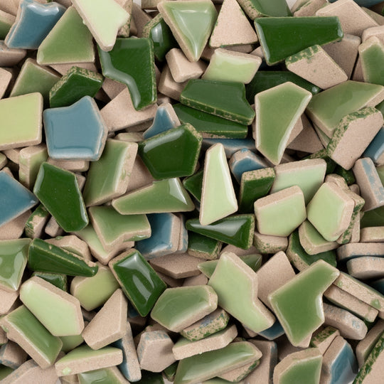 Flip Ceramic Puzzles Green Mix