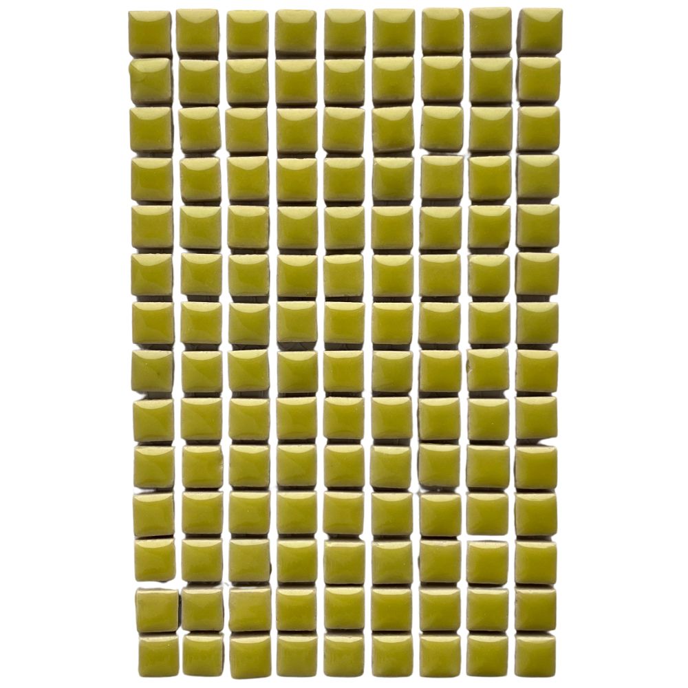 Keramisk mosaik 10mm Chartreuse