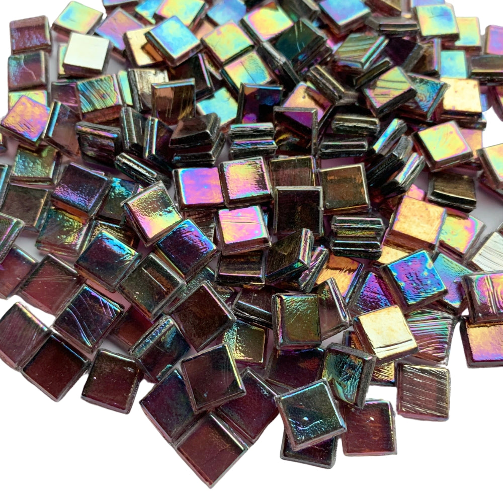 Glasmozaiek Transparant 10mm Purpuriet