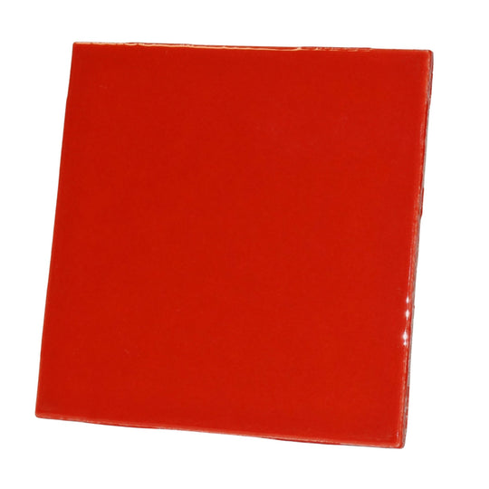 Porslinsplatta Röd 10cm