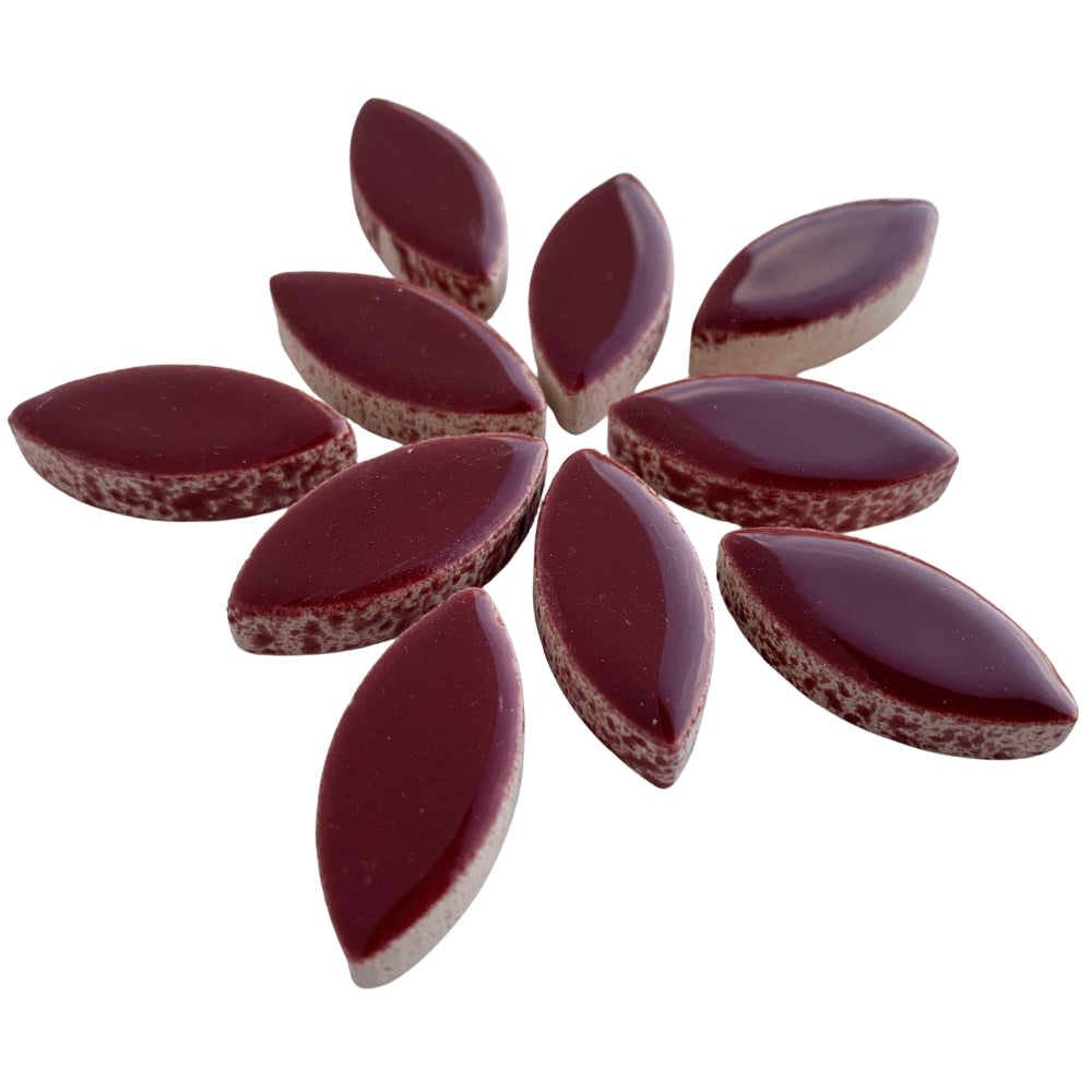 Bloemblaadjes 25mm Merlot