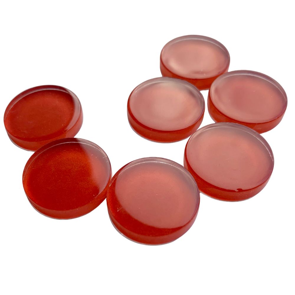 Ympyrä 20mm karmiini