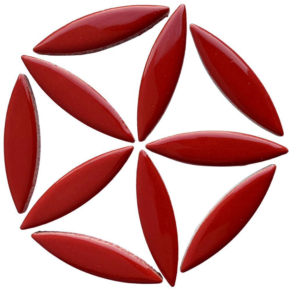 Ceramic Ellipse  Red