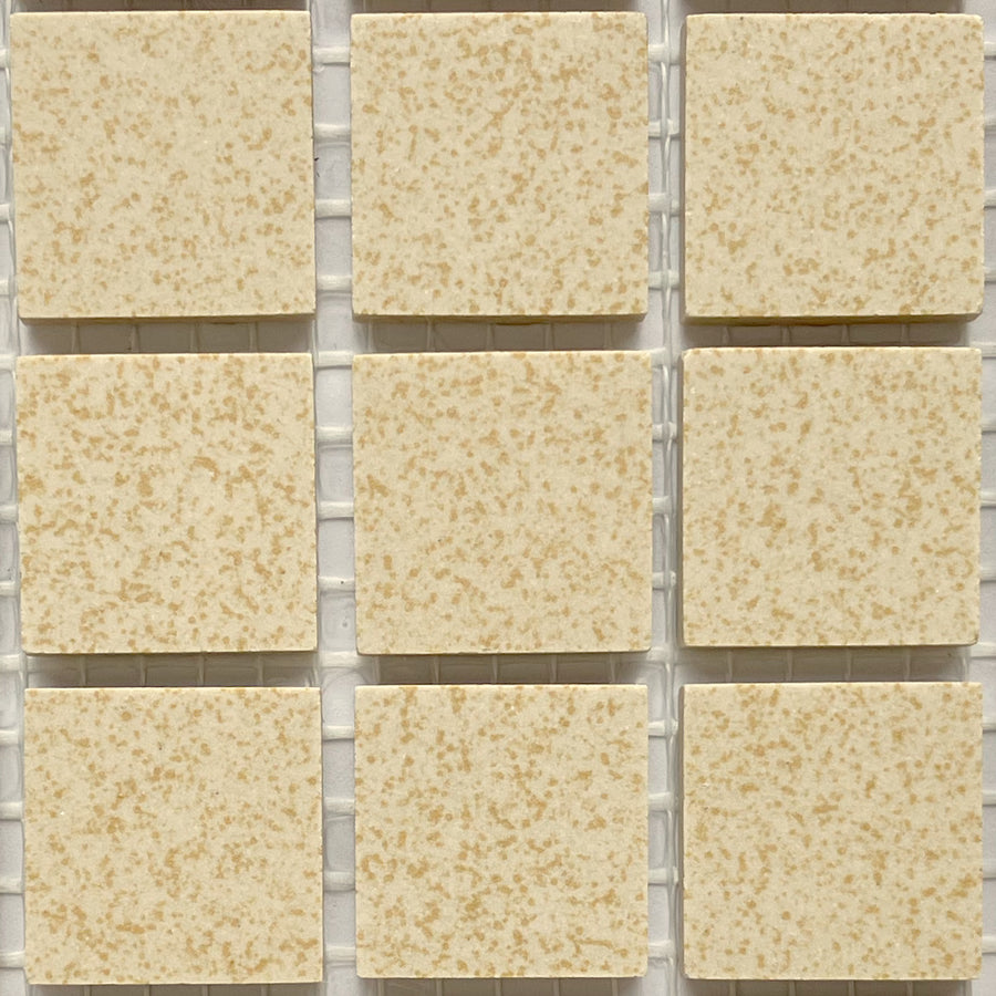 Winckelmans Jaune 202 Mouchetés – matte mosaikfliser på 20x20 mm på net